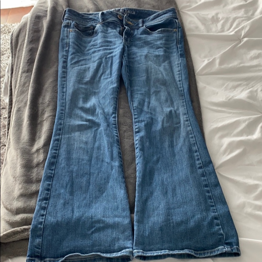 American Eagle kickboot jeans
